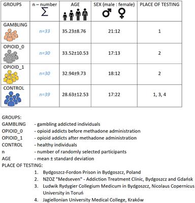 Evaluation of Risk Behavior in Gambling Addicted and Opioid Addicted Individuals